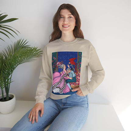 The Jealous Parrot by George Barbier Heavy Blend™ Crewneck Sweatshirt