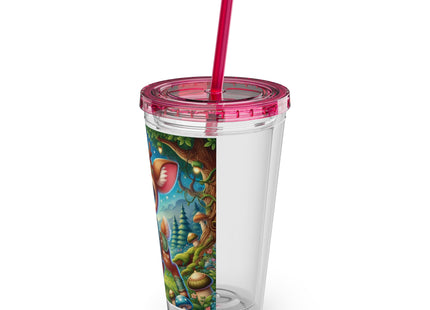 Fawn Defender Sunsplash Tumbler with Straw, 16oz