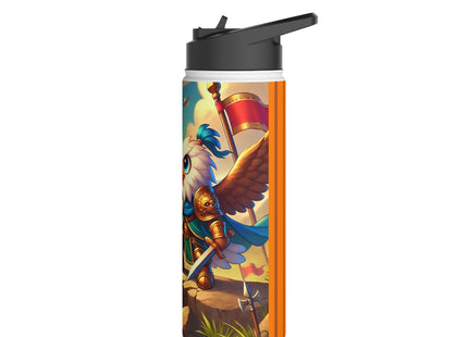 Watchful Guardian Stainless Steel Water Bottle, Standard Lid