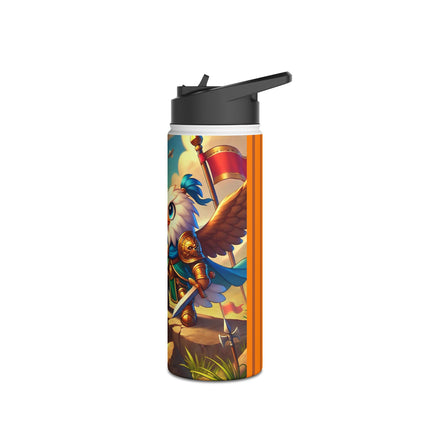 Watchful Guardian Stainless Steel Water Bottle, Standard Lid