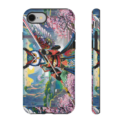 Cyberpunk Samurai Owl Phone Cases