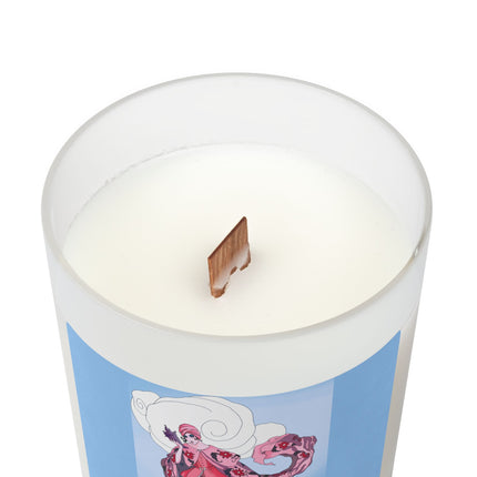 Goddess of the Swirling Sea Frosted Candle