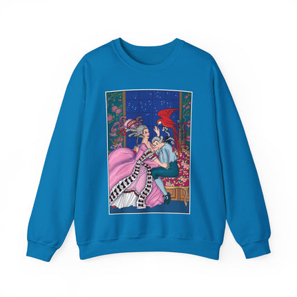 The Jealous Parrot by George Barbier Heavy Blend™ Crewneck Sweatshirt