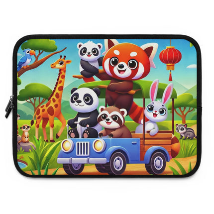 Safari Friends on the Move Laptop Sleeve – Adventure, Friendship & Sunny Fun