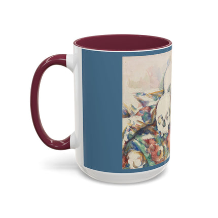 The Three Skulls by Paul Cézanne Colorful Mugs (11oz, 15oz)