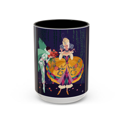 Moonlit Masquerade: The Fairy Queen's Ball Colorful Mug (11oz, 15oz) – Fairy Tale Elegance, Fantasy Charm & Enchanted Style