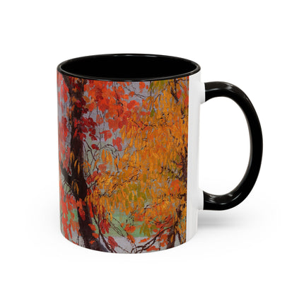 Autumn leaves by Edward Okuń Colorful Mugs (11oz, 15oz)