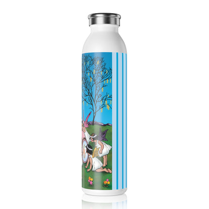 Enchanted Easter Gathering Slim Water Bottle