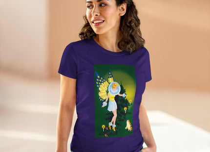 The Enchanted Encounter Women's Midweight Cotton Tee