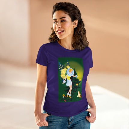 The Enchanted Encounter Women's Midweight Cotton Tee