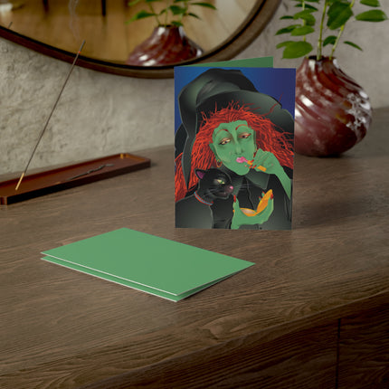 Mirror, Mirror A Witch's Touch Greeting Cards (1, 10, 30, and 50pcs)