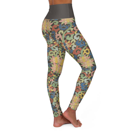 Examples of Chinese ornament, Pl.12 by Owen Jones High Waisted Yoga Leggings (AOP)