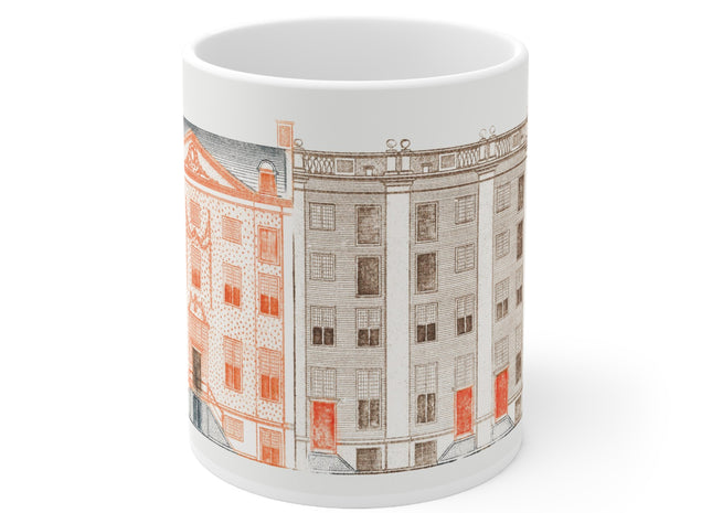 Amsterdam Canal Houses by Johan Teyler Ceramic Mug 11oz