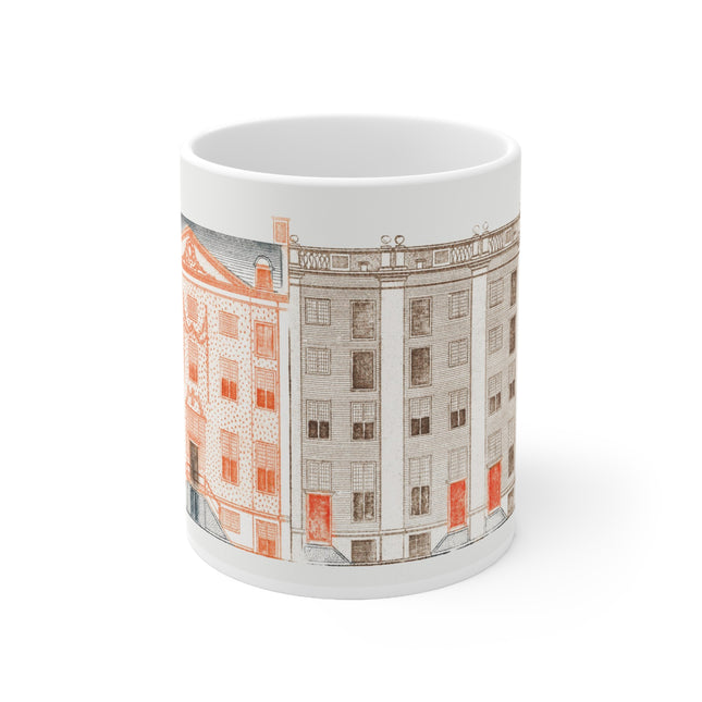 Amsterdam Canal Houses by Johan Teyler Ceramic Mug 11oz