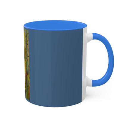 Courtesan (after Eisen) by Vincent Van Gogh Colorful Mugs, 11oz