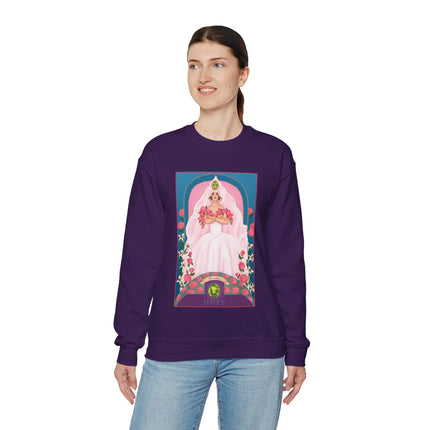 August & Peridot (from the Gem Series) by Sofia Chiostri Unisex Heavy Blend™ Crewneck Sweatshirt