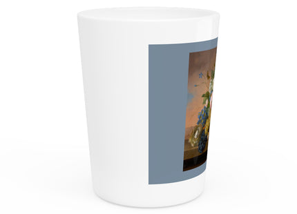 Floral Still Life by Franz Xaver Petter Ceramic Shot Glass