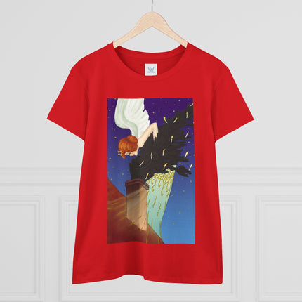 The Christmas Angel Women's Midweight Cotton Tee