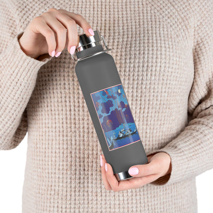 Fireworks in Venice by George Barbier Copper Vacuum Insulated Bottle, 22oz