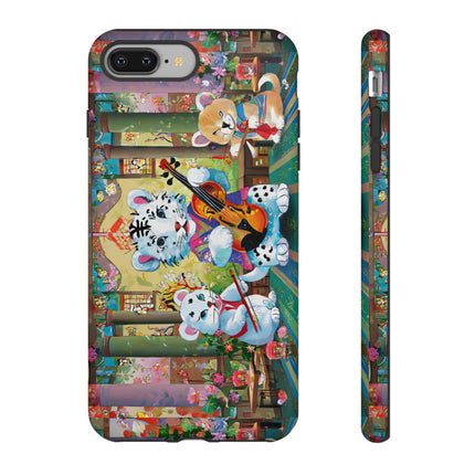 Melodies of the Snow Lion Cub Phone Cases