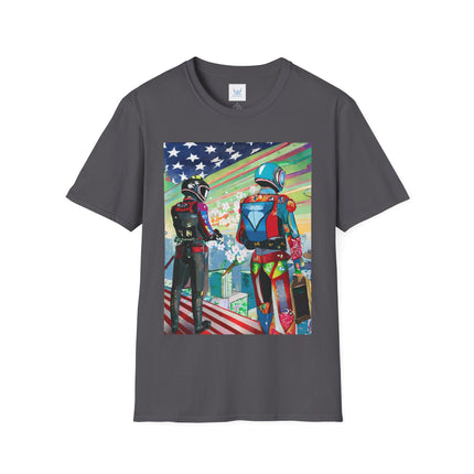NSA Cyber Punk Computer Hacking Team Softstyle T-Shirt