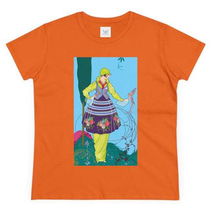 Exquisite Elegance by Umberto Brunelleschi Women's Midweight Cotton Tee