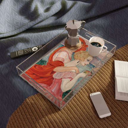 Sur la Route d'Anacapri by Gerda Wegener Acrylic Serving Tray
