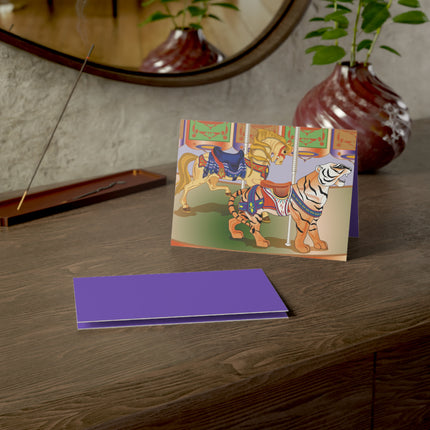 Carousel Splendor Greeting Cards (1, 10, 30, and 50pcs)