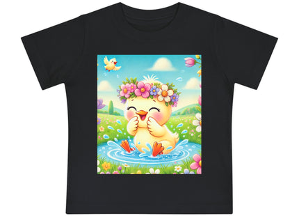Springtime Splash Duckling Baby Short Sleeve T-Shirt