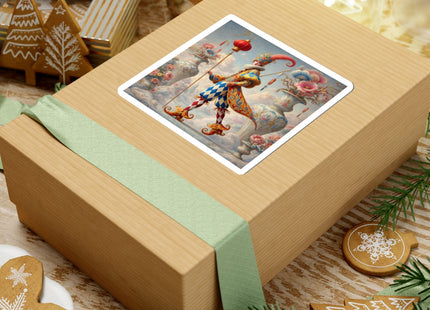 The Ornamental Jester Kiss-Cut Stickers (4 Stickers)