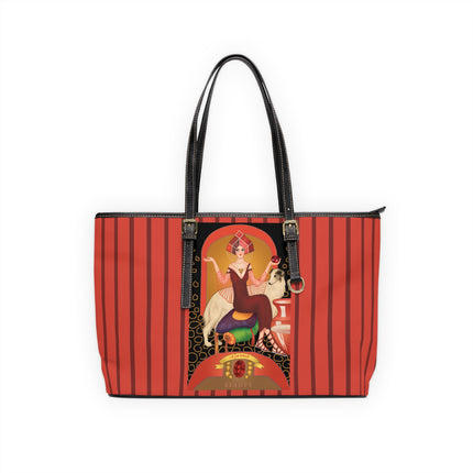 January & Garnet (from the Gem Series) by Sofia Chiostri PU Leather Shoulder Bag