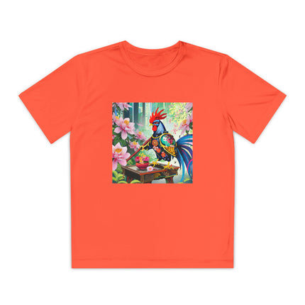 Cyberpunk Rooster Youth Competitor Tee