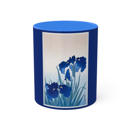 Irises by Ohara Koson Colorful Mugs, 11oz