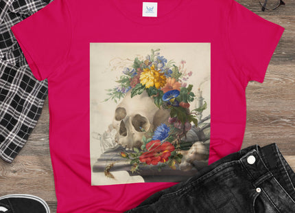 Vanitas Still Life by Herman Henstenburgh Women's Midweight Cotton Tee