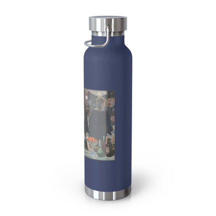 A Bar at the Folies-Bergère by Edouard Manet Copper Vacuum Insulated Bottle, 22oz