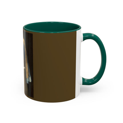 Girl with a Pearl Earring by Johannes Vermeer Colorful Mugs (11oz, 15oz)