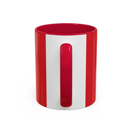 ❤️ The Lady Of The Crimson Scarf Colorful Mug – Art Deco Christmas Elegance