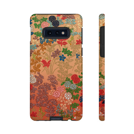 Ornamental Japanese Flower Pattern Phone Cases