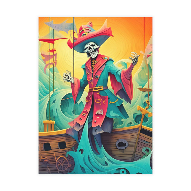 Skeleton Crew of the Misty Seas Postcards (envelopes included) - Bundles of 10, 30, 50 Pieces