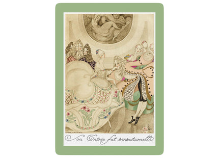 Sur talons rouges (On Red Heels) pl 01 by Gerda Wegener Playing Cards
