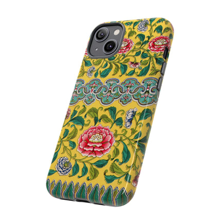 Chinese Floral Illustration by Owen Jones Phone Cases