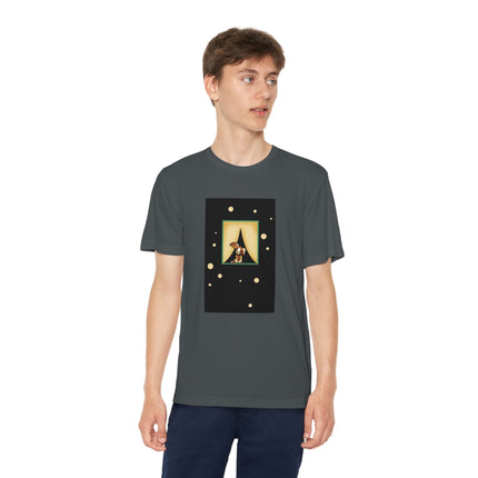 Playful Paws Youth Competitor Tee – Vintage Charm & Curious Adventure