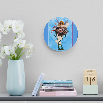 Enchanting Serenity Acrylic Wall Clock
