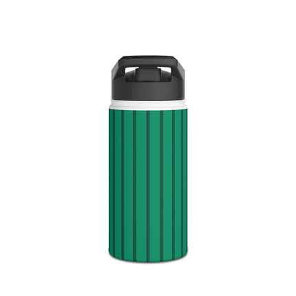 Silent Stripes Stainless Steel Water Bottle, Standard Lid
