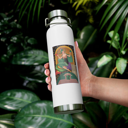 May & Emerald (from the Gem Series) by Sofia Chiostri Copper Vacuum Insulated Bottle, 22oz