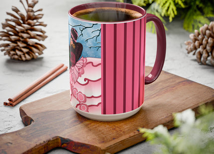 Winter Rose Empress Colorful Mugs (11oz, 15oz)