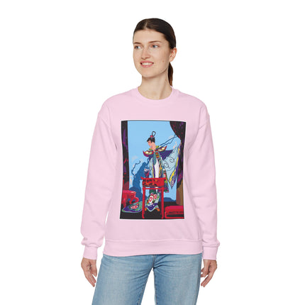 A Visual Journey by Umberto Brunelleschi Women's Heavy Blend™ Crewneck Sweatshirt