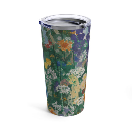 Flowers on the Mountain by August Babberger Tumbler 20oz
