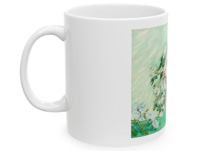 Roses by Vincent Van Gogh Ceramic Mug (11oz, 15oz)