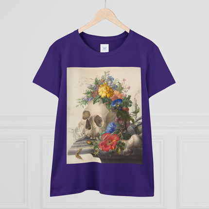 Vanitas Still Life by Herman Henstenburgh Women's Midweight Cotton Tee